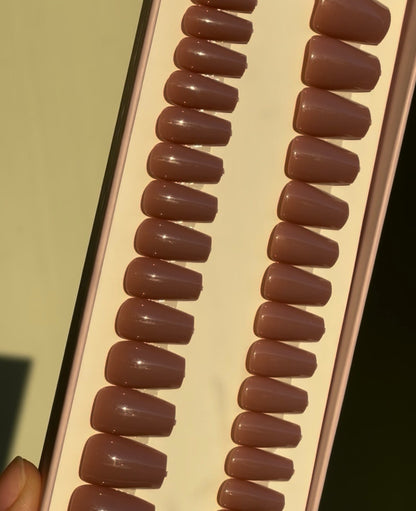 Dusty Pink Short Coffin