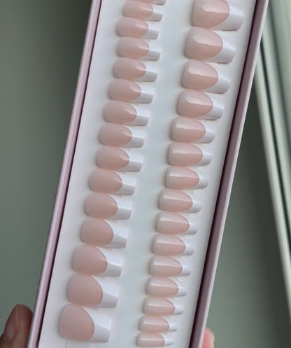 Classic French Tip Short Coffin