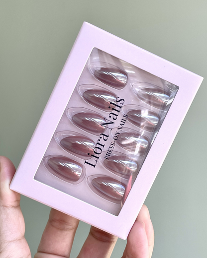 Rose Cat Eye Short Almond