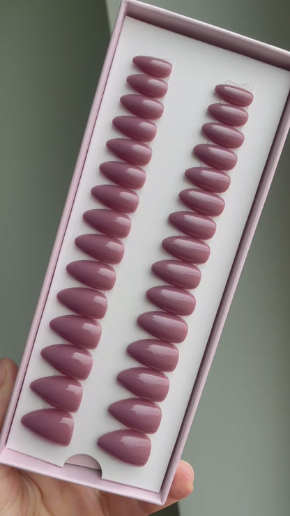 Dusty Pink Short Almond