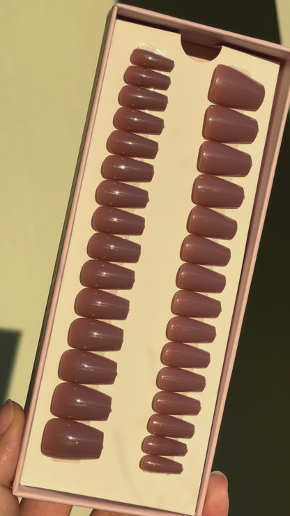 Dusty Pink Short Coffin